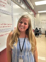 Ms. King is a recent graduate from UCF who was an intern here at LCMS. This is her first year teaching U.S history. One of her favorite things to eat is fish. “My favorite thing about teaching is getting to know so many different students from so many different backgrounds and teaching them how to learn,” Ms. King said.