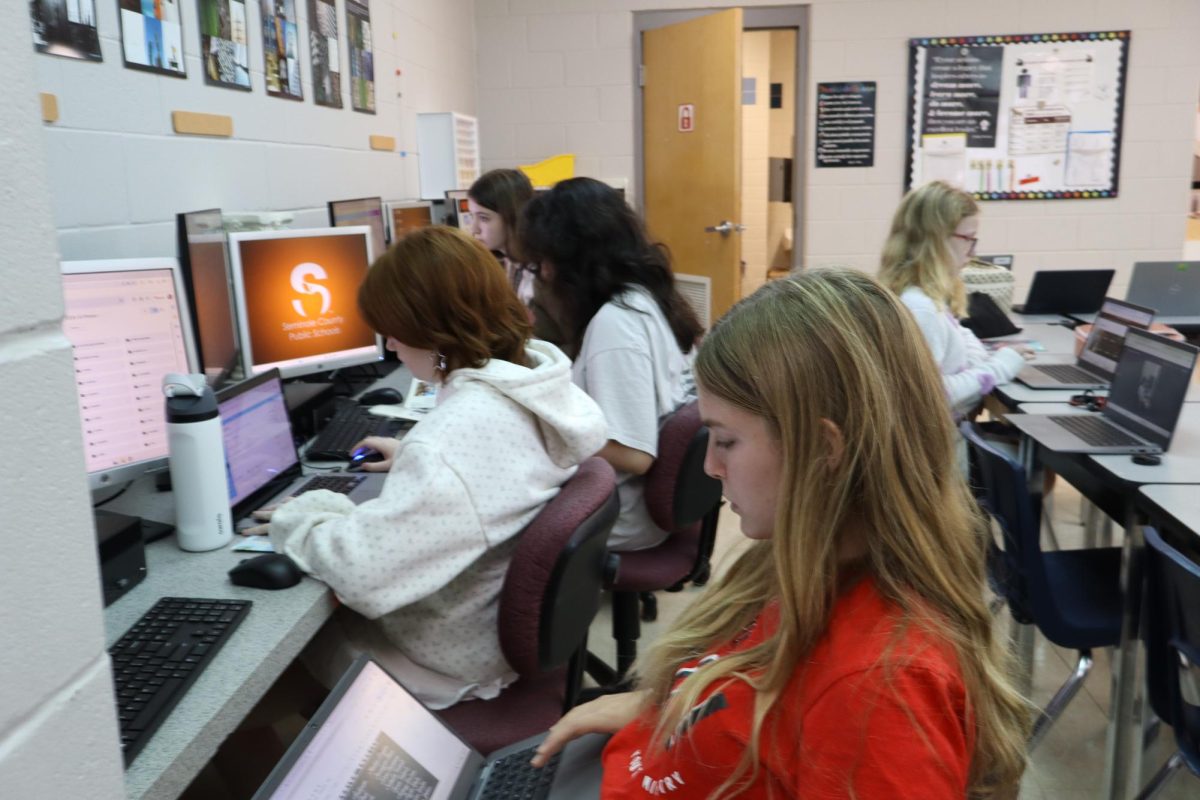 Everyone knows how hard it is to work in a group of 4. Now imagine working in a group of 28 and making it look like one mind. Behind the scenes of yearbook can be chaotic at times. We try to get all the work done, while also making sure it is good quality. 