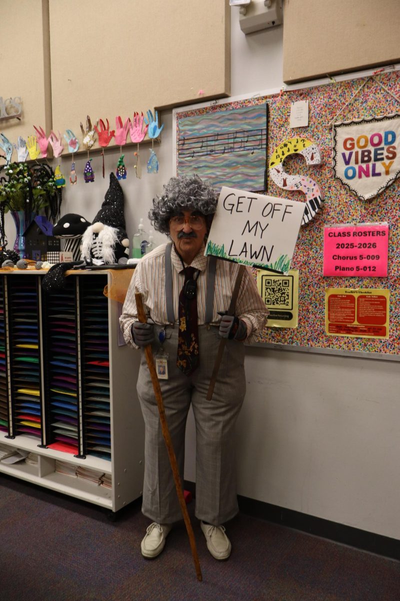 Ms. Swallow goes all out with a run to Goodwill, saving the day and bringing an awesome costume.