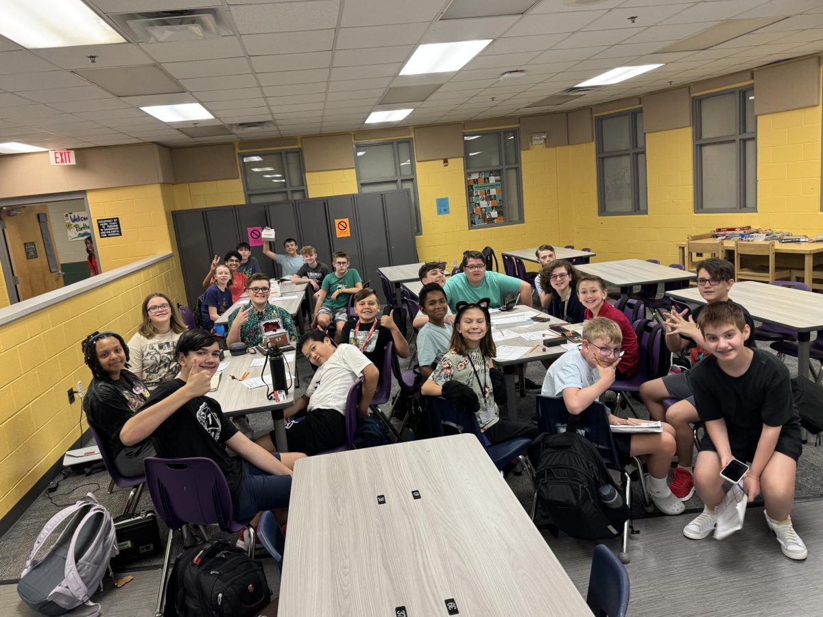 First meeting - it has now grown to over 60 students!
