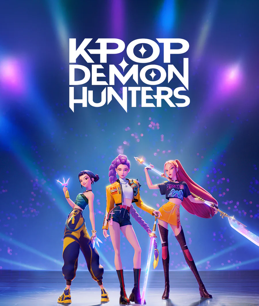 The cover to the movie Kpop Demon Hunters.