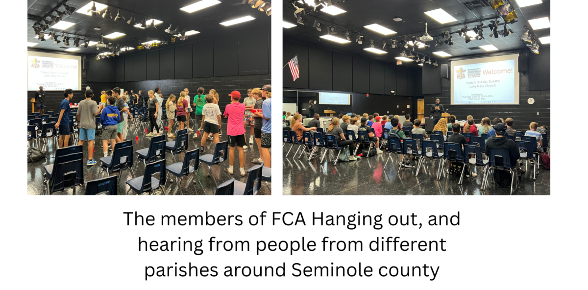FCA students at their meeting