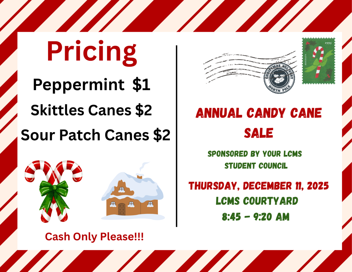 Student Council Candy Cane Sale