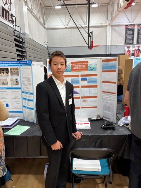 William wang won honorable mention and navy research award!
