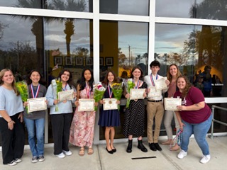 After the county competition students from LCMS were able to come together for a group photo. 