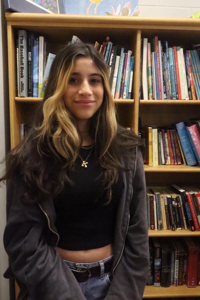 This is Khloe Diaz (7) who is becoming a writer.