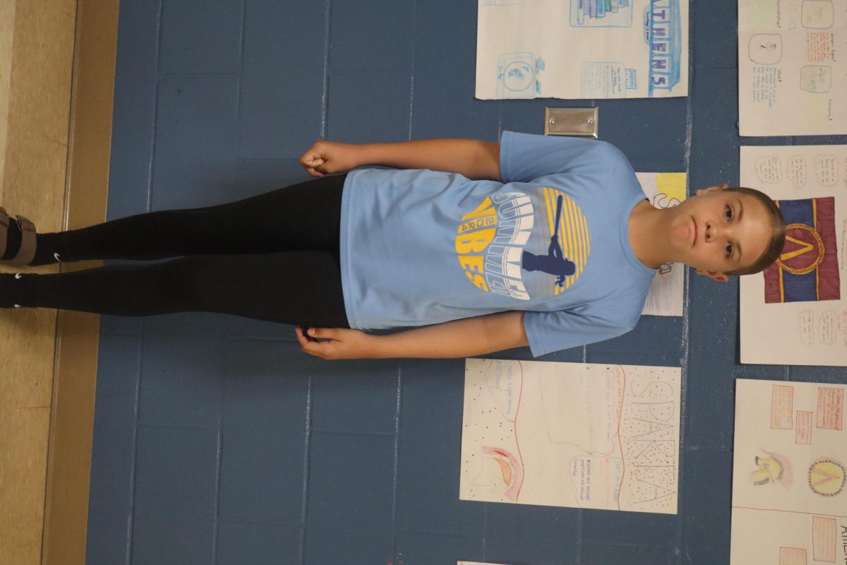 Brynn Smallwood(6) has enjoyed the past year. She has plans for the summer break. Brynn says, “I’m going boating this summer. My favorite class this year was Mrs. Bond’s class because I enjoyed playing games.” 
