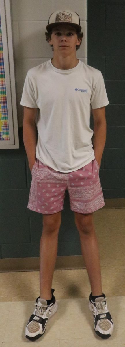 The yearbook staff asked around to what students were doing this summer and what their favorite thing to do was,  Luke Jacobs says "This summer I'm going to the keys fishing and my favorite thing to do is dog hunting and bass fishing."
