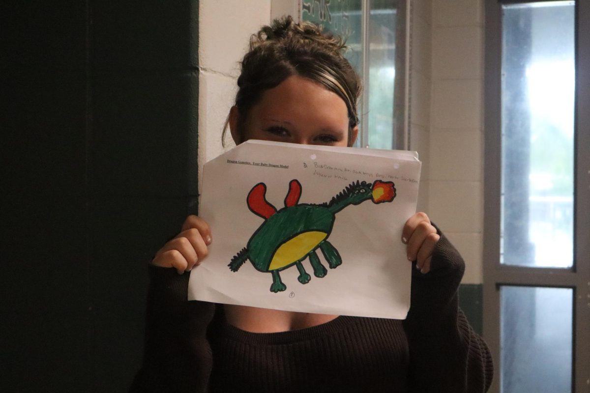 At the end of the year the last thing that any of our panthers want to is take their final exam. So, many of the teachers give them projects that count as an exam grade. Gemma Webster (7), has Mrs. Procahzka as her science teacher who gave them a dragon project. "I like projects better because you don't have to study and they are fun!", said Gemma.