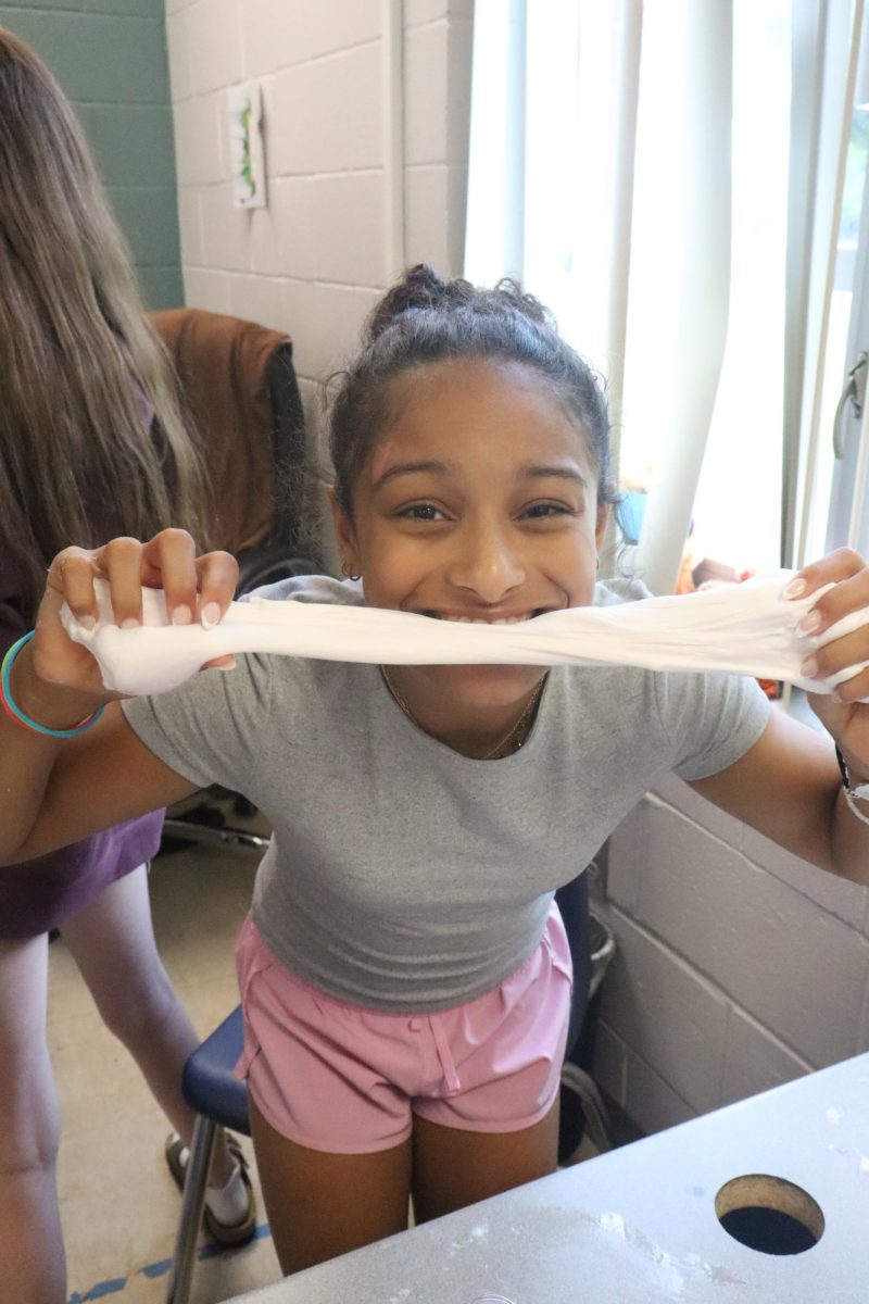 Its not just students who are done with school, its teachers too. So at the end of the year Mrs. Campbell gave her students a slime party! Alani Palmer said, "I like the party because we got to make squishies and hang out with friends the entire period."