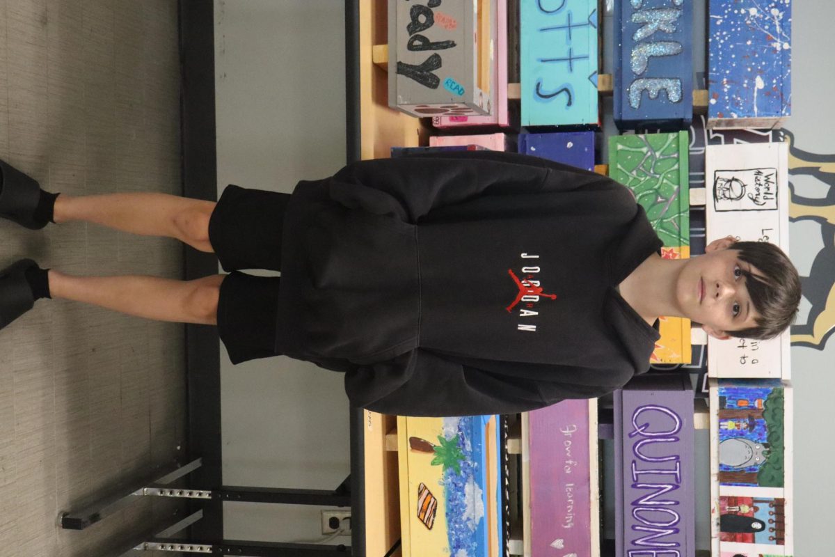 Jackson Farmer(6) enjoyed his new classes and opportunities at LCMS. One of his favorite parts of this year was a reading assignment. He says, “I really liked reading Freak the Mighty in Ms. Higley’s class. I enjoy playing with my friends.”
